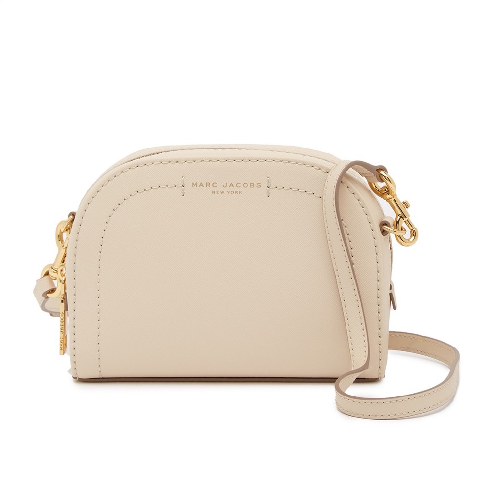 MARC JACOBS Playback Leather Crossbody Bag In Cotton.